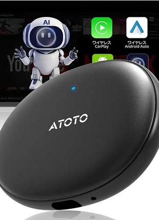 Каррплей atoto carwave ad5 - беспроводной carplay адаптер для авто