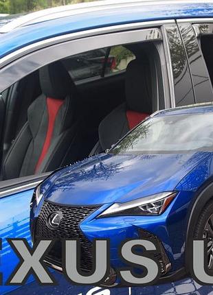 Дефлекторы окон ветровики lexus ux 5d 18- вставные 4шт heko лексус ух