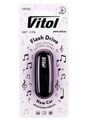 Освежитель воздуха vitol flash drive new car