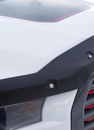 Дефлектор капота мухобойка ford f-150 не raptor 21- черный formfit форд ф-150