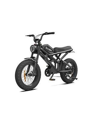 Електровелосипед rooder 1000w 48v 25ah чорний з максимальною швидкістю 45км/год та пробігом до 40км