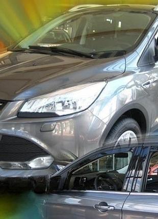 Дефлектори вікон вітровики ford escape 5d 13-19 вставні 4шт heko форд ескейп