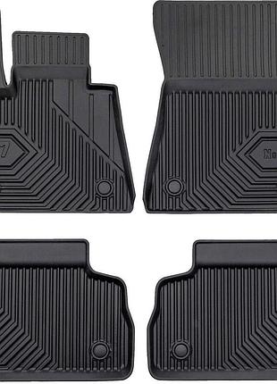 Автомобильные коврики в салон frogum 3d на bmw x6 g06 f96 19- бмв х6 черные