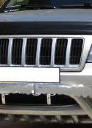 Дефлектор капота мухобойка jeep cherokee 01- черный egr джип чероки