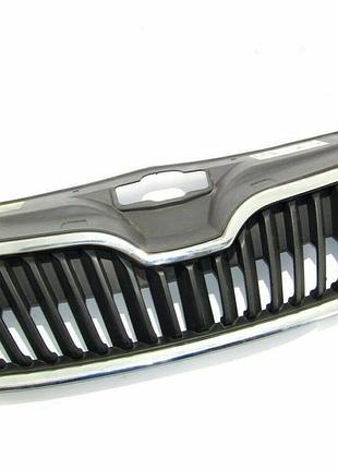 Решітка радіатора avtm skoda rapid 12 - з хромованою рамкою шкода рапід
