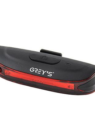 Фонарик на велосипед задний grey's gr11120 2хleds 1w