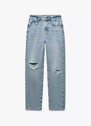 Джинси zara розрізи