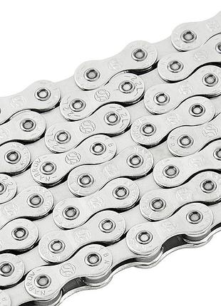 Цепь велосипедная grey's 8шв. s88 silver/silver 116 звеньев