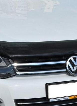 Дефлектор капота мухобойка volkswagen caddy 10-15 черный egr фольксваген кадди
