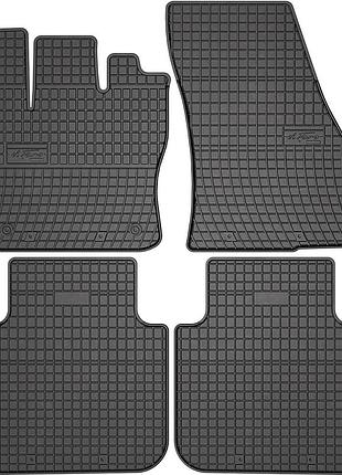 Автомобільні килимки поліки в салон frogum для seat tarraco 1 16-24 сєат таррако чорні
