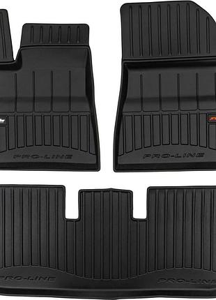 Автомобильные коврики в салон frogum 3d на tesla model 3 1 23- тесла модель 3 черные