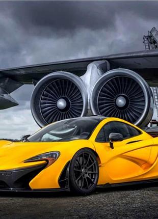 Алмазная мозаика круглыми камнями машины 30х40 cпортивный автомобиль картины стразами полная выкладка