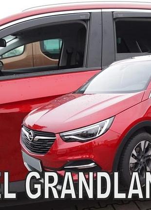 Дефлекторы окон ветровики opel grandland x 5d 17- вставные 4шт heko опель грандланд х