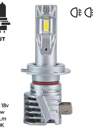 Светодиодные led автолампы pulso h7 m6 led-chips 7535 6000lm 2x28w 6500k 9-18v компл