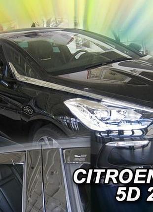 Дефлектори вікон вітровики citroen ds5 5d 12- вставні 4шт heko сітроен дс5