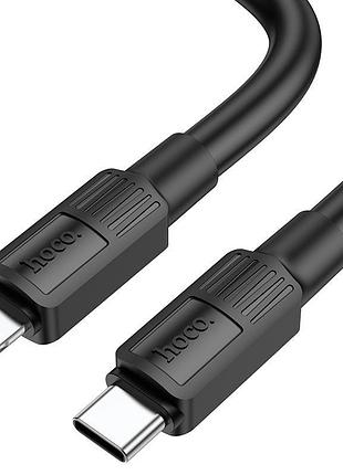 Кабель hoco type-c to lightning solid pd charging data cable x84 1m 20w black 3
