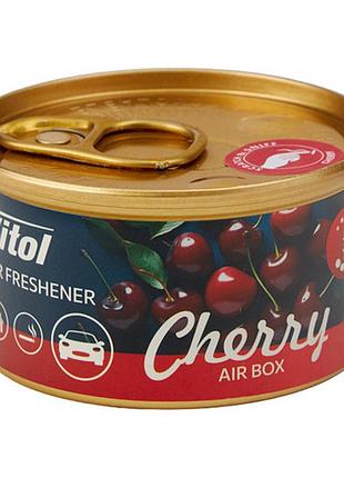 Освежитель воздуха vitol air box cherry с ароматом вишни