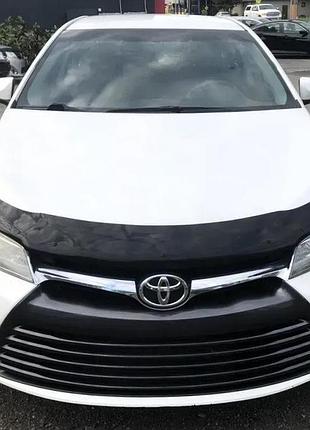 Дефлектор капота мухобойка toyota camry usa 15-17 черный formfit тойота камри