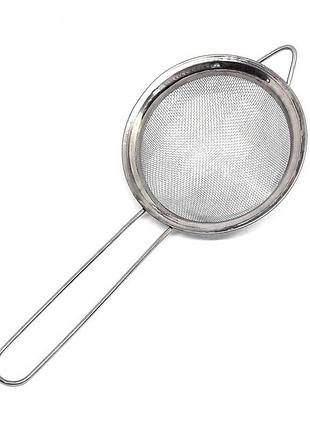 Сито stenson r90177-16 с ручкой, пищевая нержавейка, ø16 см