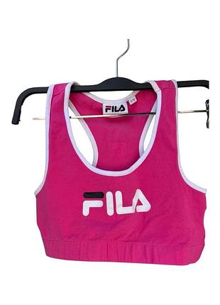 Спортивный топ fila женская фуксия xs/s