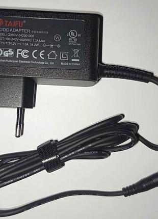 Адаптер питания 34.2v универсальное зарядное устройство для ноутбуков и гаджетов