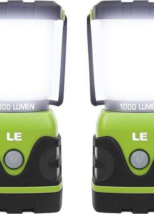 Светодиодный кемпинговый фонарь le led, на батарейках, 1000 люмен