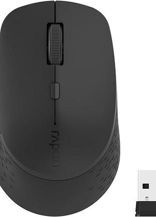 Беспроводная мышь rapoo m300g silent, bluetooth-мышь для ноутбука, 2.4 ггц с usb-приемником, регулируемое оптическое отслеживание