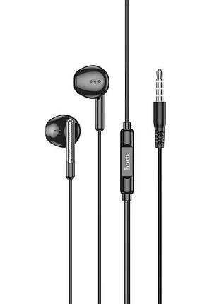 Наушники hoco m123 с микрофоном black