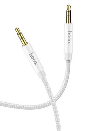 Кабель hoco aux audio cable upa19 1m трэ silver