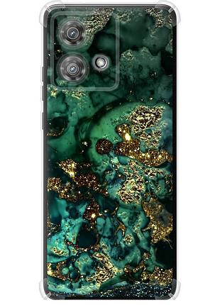 Чохол силіконовий протиударний с посиленими кутами на телефон motorola edge 40 neo мармур золото багатство "5419sp-3342-58250"
