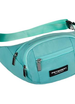 Сумка женская поясная peterson ptn-pom-s01-turquoise