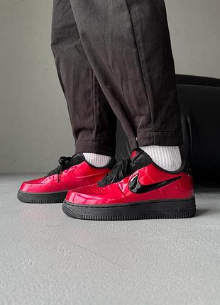 Женские кроссовки nike air force 1 low foamposite red 9060 grey / стильные кроссовки на каждый день
