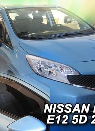 Дефлектори вікон вітровики nissan note 5d 13- вставні 4шт heko ніссан ноут