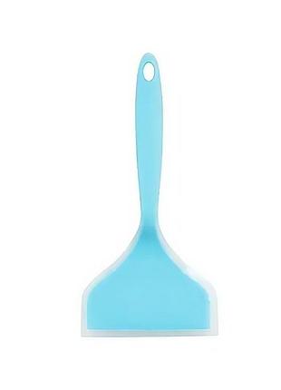 Лопатка кухонная stenson r91815 силиконовая 27×12 см blue