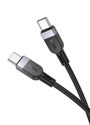 Кабель для зарядки hoco x109 type-c до type-c, силиконовый, длина 1м