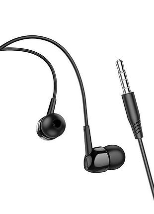 Наушники hoco celestial universal earphones with microphone m99 black