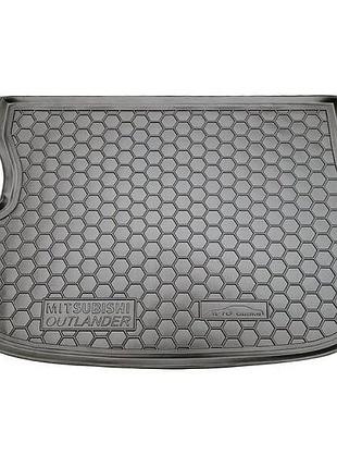 Автомобильный коврик в багажник avto-gumm mitsubishi outlander 03-08 черный митсубиси аутлендер