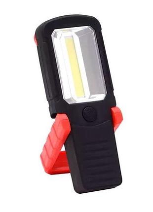 Лампа фонарь с крючком и подставкой для шатра кемпинга cob led 3вт