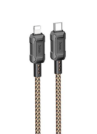 Кабель hoco type-c для ligtning leader pd charging data cable x94 |1m, 20w| gold