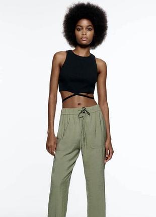Штани zara relaxed розмір l