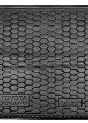 Автомобільний килимок в багажник avto-gumm toyota rav4 3 long араб 05-13 чорний тойота рав4