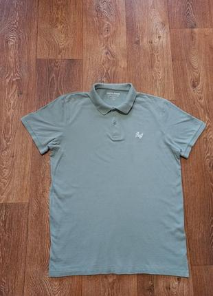 Мужская футболка с воротником. " jack & jones ".