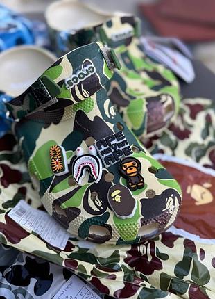 Crocs / крокси bape🌐 2