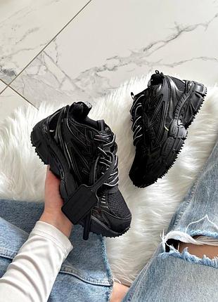 Кроссовки off-white be right full black арт 16023