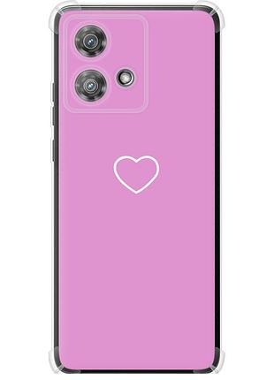 Чехол силикон с усиленными углами на телефон motorola edge 40 neo сердце 2 "4863sp-3342-58250"