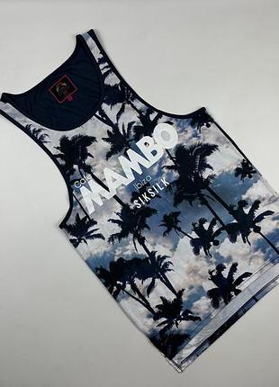 Чоловіча майка sik silk mambo tropical palm розмір s-m