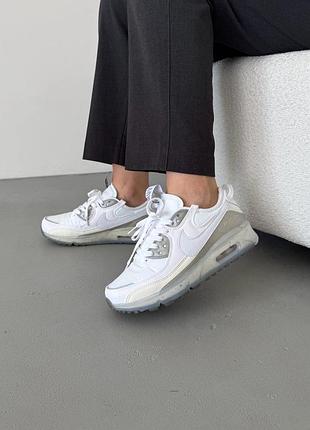 Женские кроссовки nike air max terrascape 90 white / стильные кроссовки на каждый день
