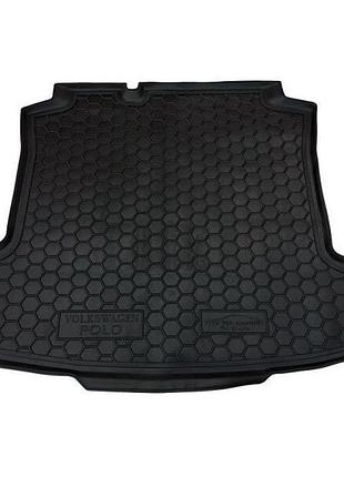 Автомобильный коврик в багажник avto-gumm volkswagen polo sd 09-17 черный фольксваген поло