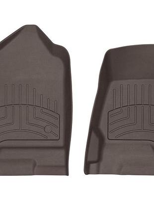 Автомобільні килимки поліки в салон weathertech на cadillac escalade 15-20 передні какао кадиллак эскалейд