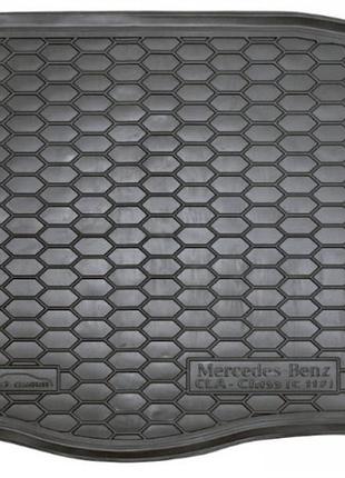 Автомобильный коврик в багажник avto-gumm mercedes cla c117 14- черный мерседес цла